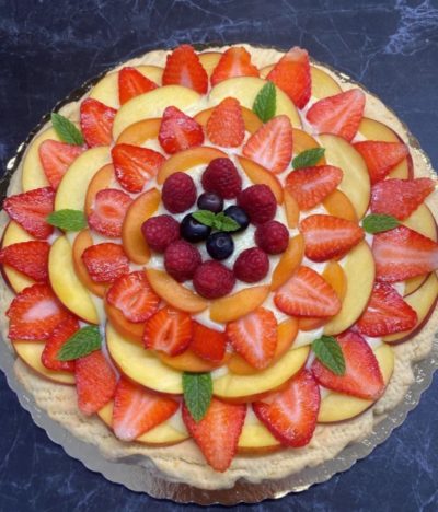 Crostata crema e frutta