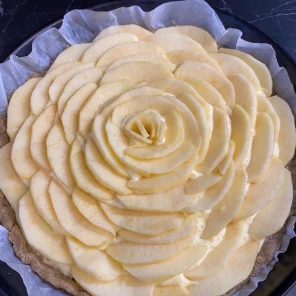 Crostata mele e mascarpone