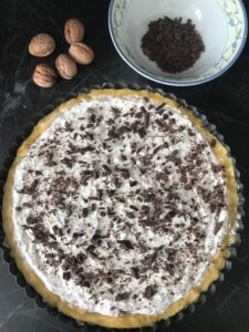 Crostata meringata alle noci da cuocere