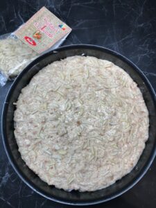 Torta ricotta e amaretti da cuocere