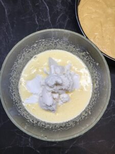 Crema ricotta uovo e zucchero
