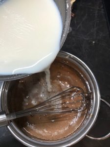 Crema pasticcera al cioccolato 
