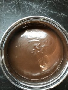 Crostata con frolla al cacao e crema al cioccolato 
