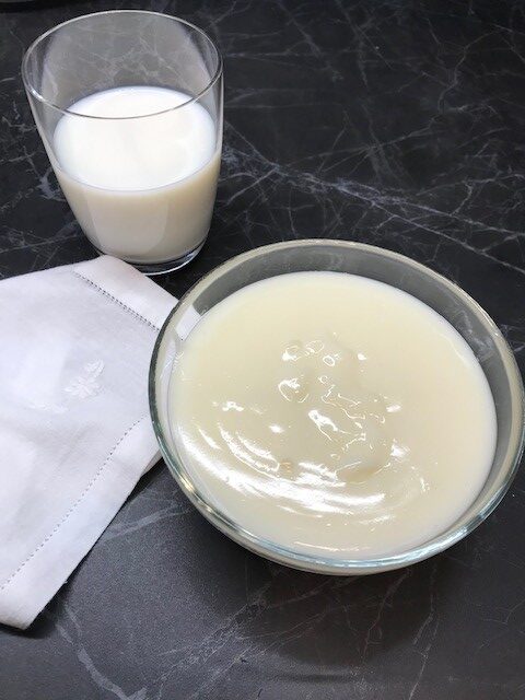 Crema al latte in coppetta