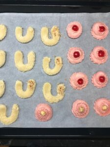 Biscotti prima di essere cotti