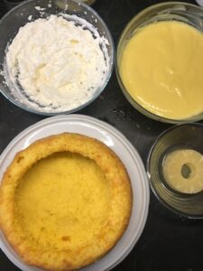 Pan di spagna scavato 