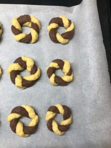 Biscotti sulla teglia