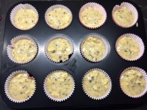 Muffin mele e cioccolato 