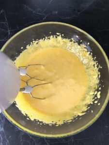 Tuorli e zucchero montati