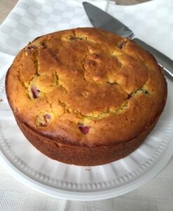 Torta di ricotta e frutta 