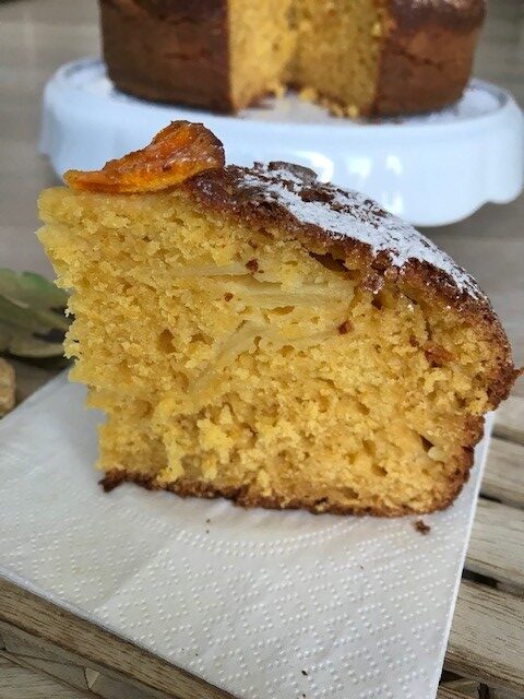Torta mandarini mele e ricotta
