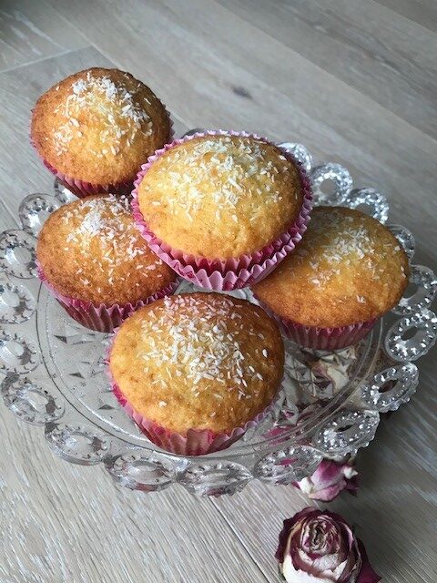 Muffin al cocco senza glutine