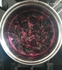 Salsa di more e mirtilli