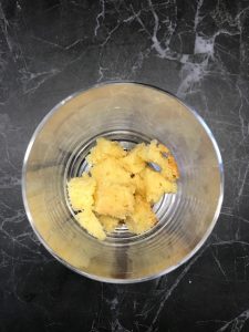 Crema al cioccolato in bicchiere 