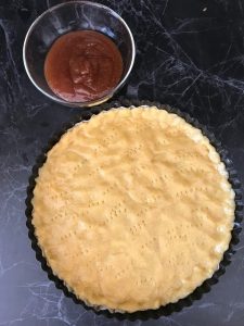 Crostata sbriciolata con marmellata di fichi 