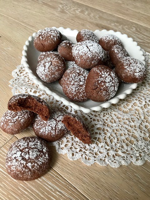 Biscotti morbidi al cioccolato