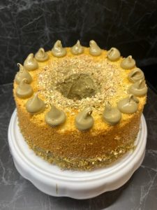 Chiffon cake al pistacchio