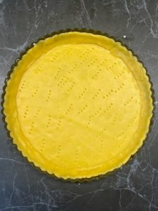 Crostata con frolla all'olio e ricotta