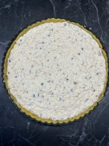 Crostata con frolla all'olio e ricotta