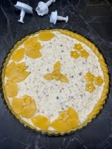 Crostata con frolla all'olio e ricotta