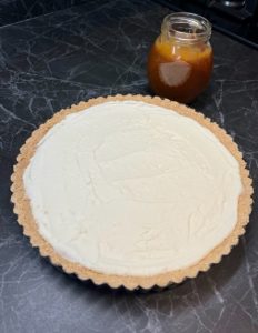 Crostata con caramello salato 
