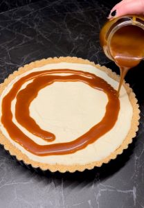 Crostata con caramello salato 