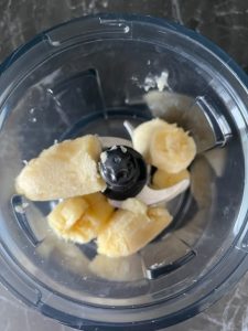 Budino banana e cioccolato