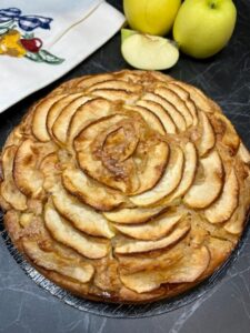 Torta di mele vegana
