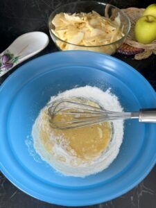 Torta di mele invisibile