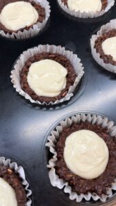 cestini di cereali e cioccolato