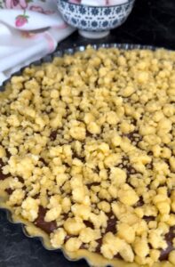Sbriciolata con crema al cioccolato