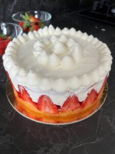 Torta francese alle fragole Fraisier