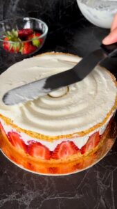 Torta francese alle fragole Fraisier