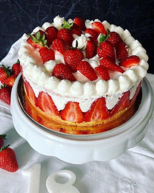 Torta francese alle fragole Fraisier