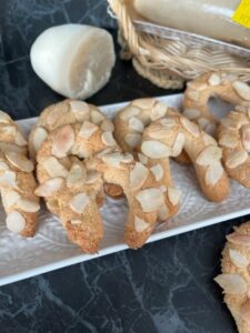 Biscotti mandorle e cioccolato