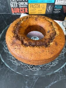 Ciambella banane e cioccolato